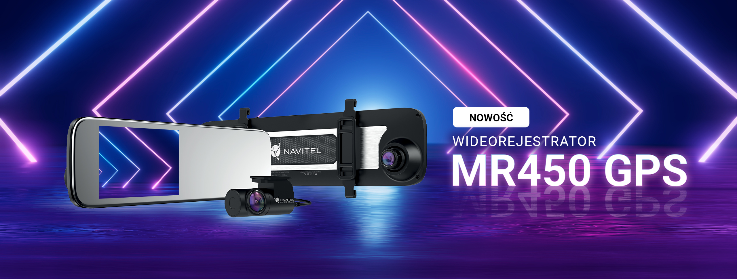 NAVITEL MR450 GPS – zaawansowany wideorejestrator z kamerą cofania