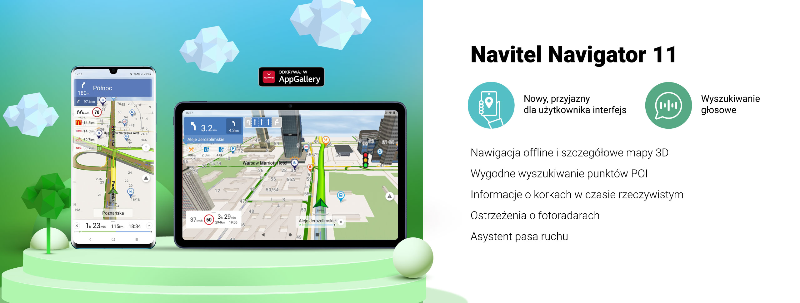 Navitel Navigator 11 dla urządzeń Huawei i Honor z systemem operacyjnym Android