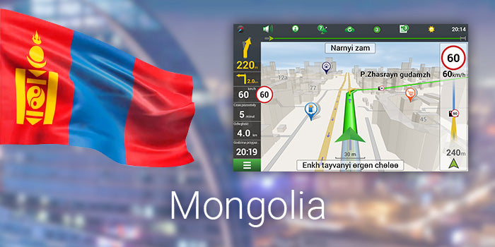 NAVITEL® wydaje mapę nawigacyjną Mongolii