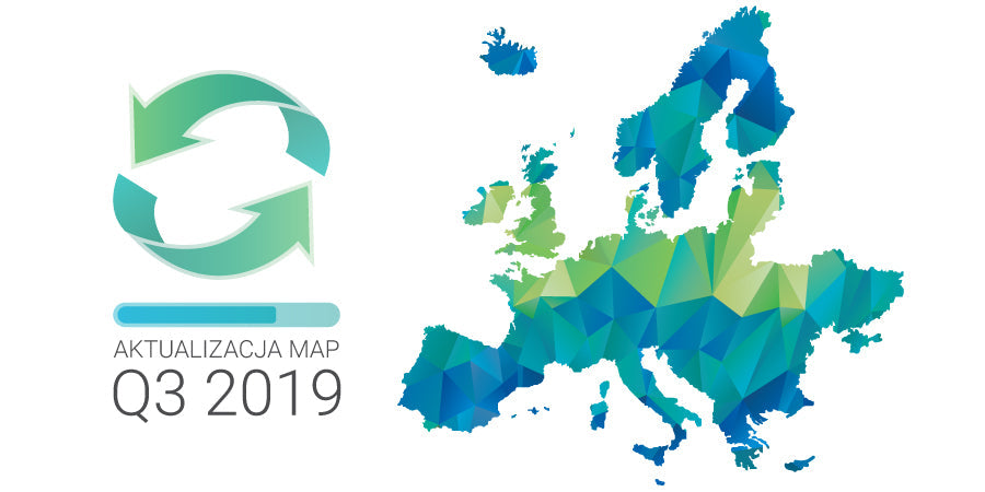 NAVITEL® wydaje aktualizację map Europy Q3 2019