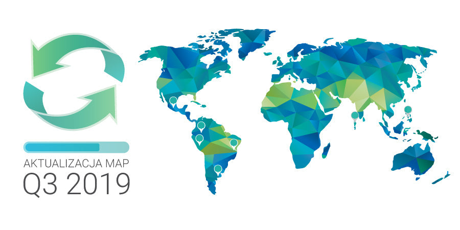 NAVITEL® wydaje aktualizację map Q3 2019 dla Argentyny, Brazylii, Kolumbii, Meksyku, Peru, Malediwów, Filipin