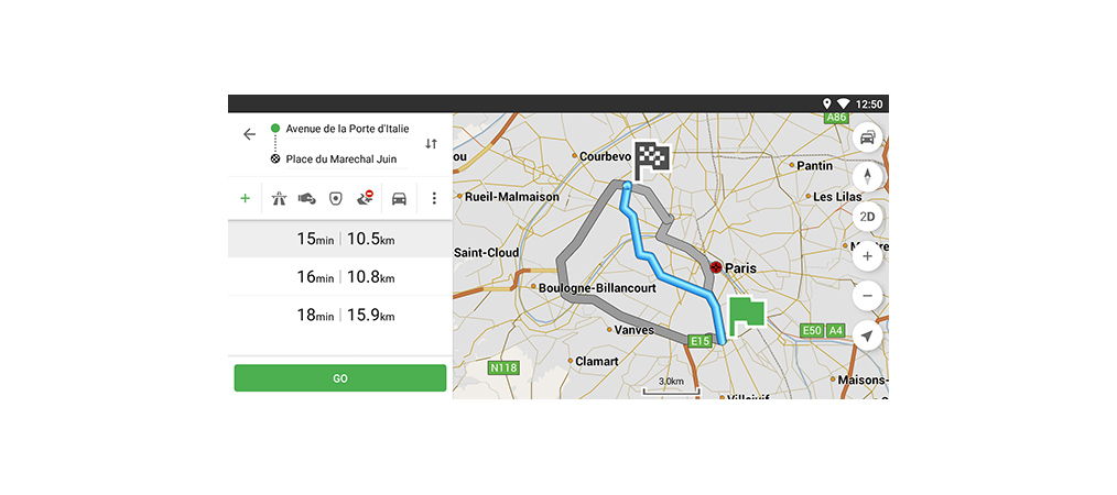 Navitel Navigator. Lituanie, Lettonie, Estonie