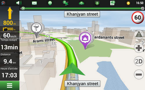 Navitel Navigator. Arménie