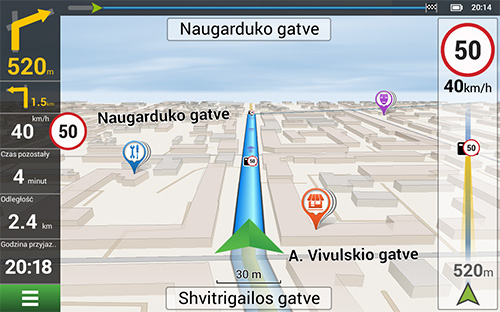 Navitel Navigator. Litwa, Łotwa, Estonia