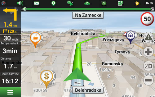 Navitel Navigator. République tchèque, Slovaquie
