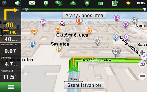 Navitel Navigator. Ungarn, Rumänien, Moldawien