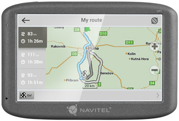 Three alternative routes